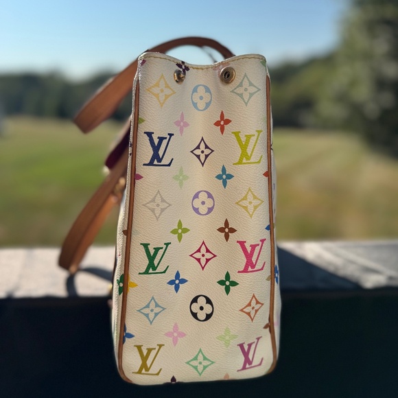 Louis Vuitton Multicolor Monogram Tote – Designed by Takashi Murakami with COA - Picture 4 of 7